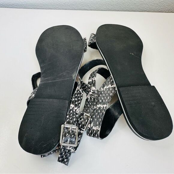 Calvin Klein Faux Snakeskin Sandals Size 8 - Picture 6 of 7